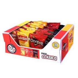 Pepsico Surtido de botanas Sabritas Pack Clásico 30P - ZK-Despensaenlinea