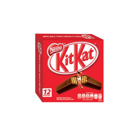 Nestlé Oblea cubierta con chocolate Kit Kat 12P/45G - KOZ-Despensaenlinea