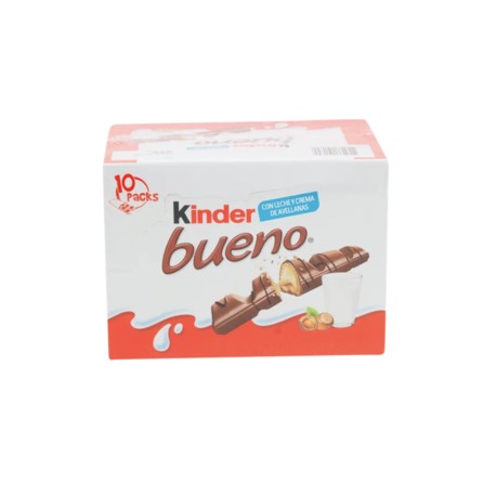 Ferrero Kínder bueno chocolate relleno 10P - KOZ-Despensaenlinea