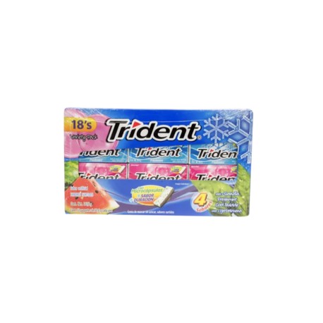 Mondelez Chicles sabores surtidos Trident 12P - KOZ-Despensaenlinea