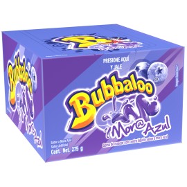 Mondelez Caja Chicles Bubbaloo Mora 32C/50P-Despensaenlinea