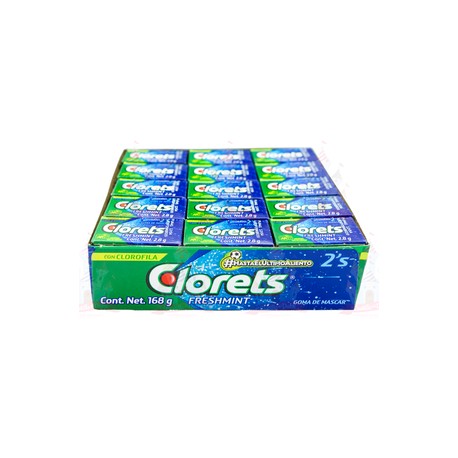 Mondelez Caja Chicles Clorets 2 S fresh 32C/60P-Despensaenlinea