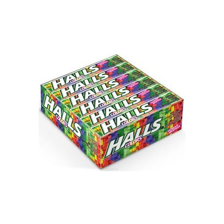 Mondelez Caja Dulces Halls Colors 30C/12P-Despensaenlinea