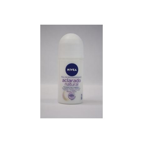 Beierdorf Caja Desodorante Roll On Nivea Aclarado Natural Beauty 50M/12P-Despensaenlinea