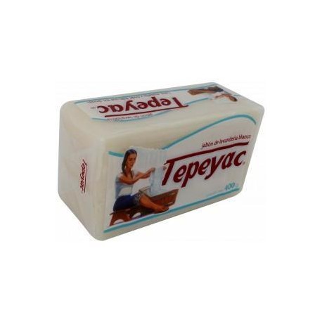 La Corona Caja Jabon de Lavanderia Tepeyac con Envoltura Blanco 400G/25P-Despensaenlinea