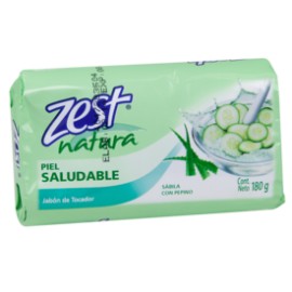 Unilever Media Caja Jabon Zest Naturals Sabila y Pepino 150G/36P-Despensaenlinea