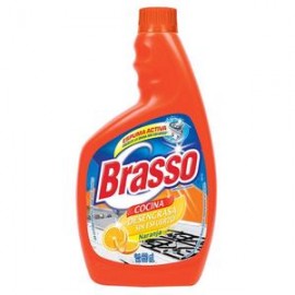 Reckitt Benckiser Caja Limpiador Brasso Ant. Naranja 650M/24P-Despensaenlinea