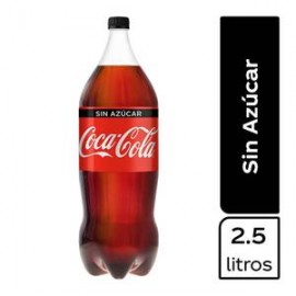 Coca Cola Caja Refresco Coca Cola sin azucar 2.5L/8P-Despensaenlinea