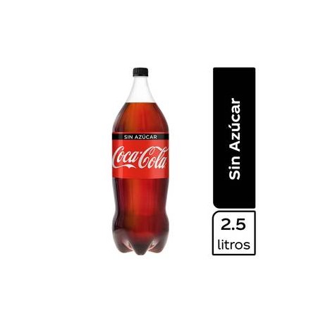 Coca Cola Caja Refresco Coca Cola sin azucar 2.5L/8P-Despensaenlinea