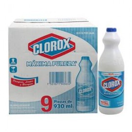 Clorox Pack blanqueador Clorox regular 9P/930M - ZK-Despensaenlinea