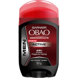 Garnier Caja Desodorante Obao Stick Hombre Active 50G/12P-Despensaenlinea