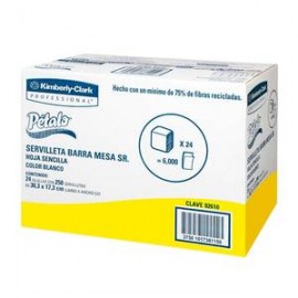 Kimberly Clark Servilletas Kimberly-Clark Pétalo 24P/250S - ZK-Despensaenlinea