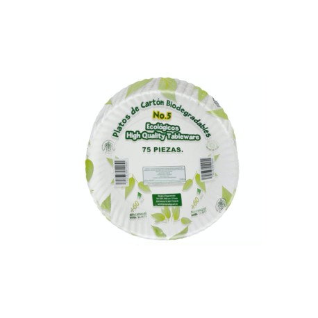 Marba Platos de Cartón Serviempaques Marba Ecológico 75P - ZK-Despensaenlinea