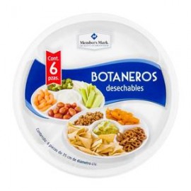 Member´s Mark Platos Botaneros Member's Mark Desechables 6P - ZK-Despensaenlinea