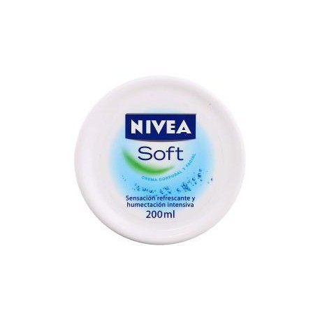 Beierdorf Media Caja Crema Nivea Soft Tarro Mediano 200G/6P-Despensaenlinea