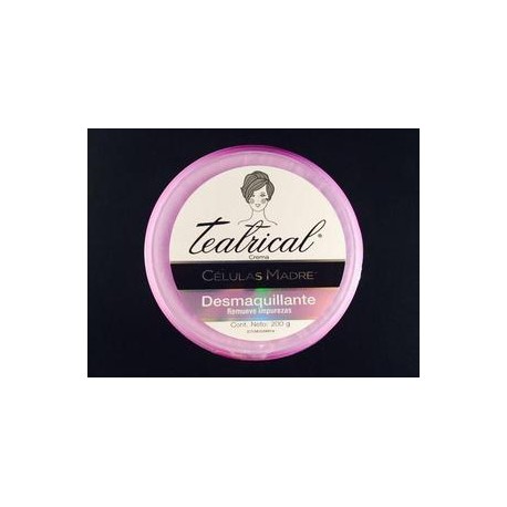 Genomma Lab Caja Crema Teatrical Celulas Madre Desmaquillante 200G/6P-Despensaenlinea