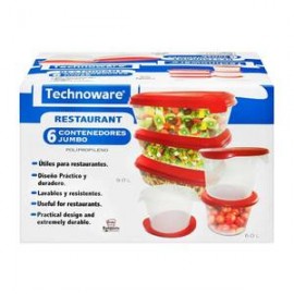 Technoware Contenedores Technoware Jumbo 6P - ZK-Despensaenlinea