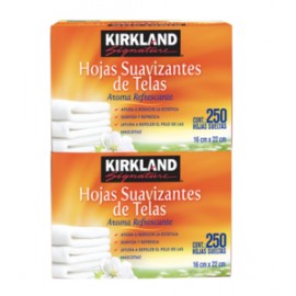 Kirkland Kirkland Signature hojas suavizantes de telas 2P/250H - KOZ-Despensaenlinea