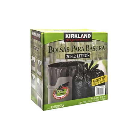 Kirkland Kirkland Signature bolsas para basura de plástico 50 - KOZ-Despensaenlinea