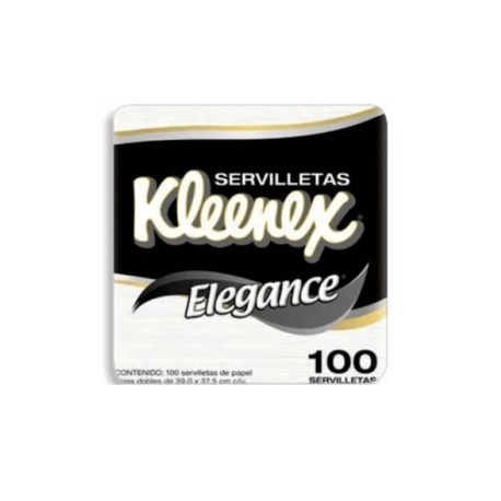 Kimberly Clark Kleenex Elegance servilletas 3P/100S - KOZ-Despensaenlinea