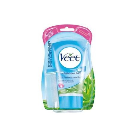 Reckitt Benckiser Caja Veet Crema Depilatoria Ducha Sensible 150M/5P-Despensaenlinea