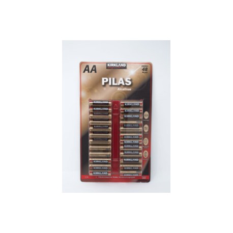 Kirkland Pilas alcalinas AA Kirkland 48P - KOZ-Despensaenlinea