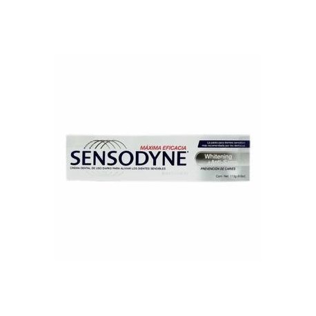 MayoreoTotal Caja Pasta Dental Sensodyne Whitening Antisarro 113M/12P-Despensaenlinea
