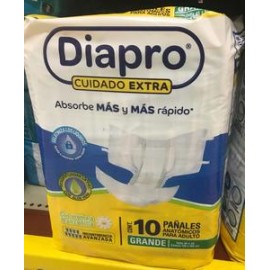 Kimberly Clark Caja pañal Diapro Adulto Básico talla grande 4C/10P-Despensaenlinea