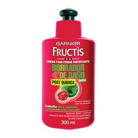 Garnier Caja Crema Para Peinar Fructis Borrador Daño 300M/12P-Despensaenlinea