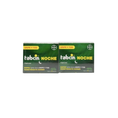 MayoreoTotal Tabcin Noche 12 Cápsulas 2P (250 mg/5 mg/10 mg/6.5 mg)-Despensaenlinea