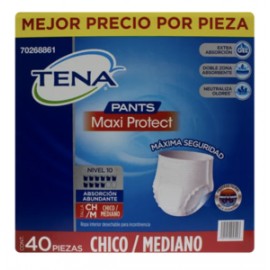 SCA Pants ropa interior desechable para incontinencia tamaño chico/mediano Tena 40P - KOZ-Despensaenlinea