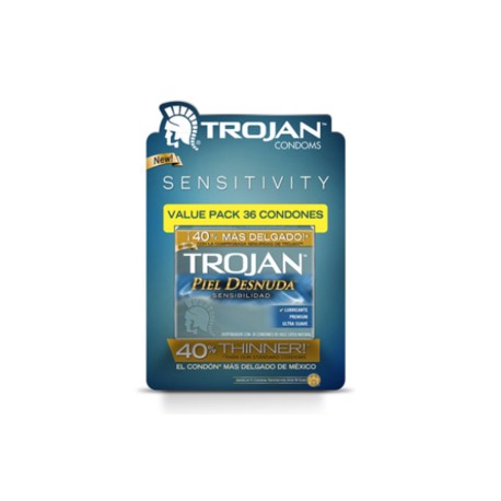 Trojan Trojan Piel Desnuda condones 36P - KOZ-Despensaenlinea