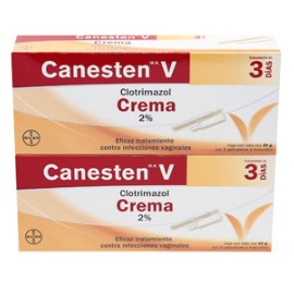 Bayer Crema Canesten V 2% 2P/20G - KOZ-Despensaenlinea