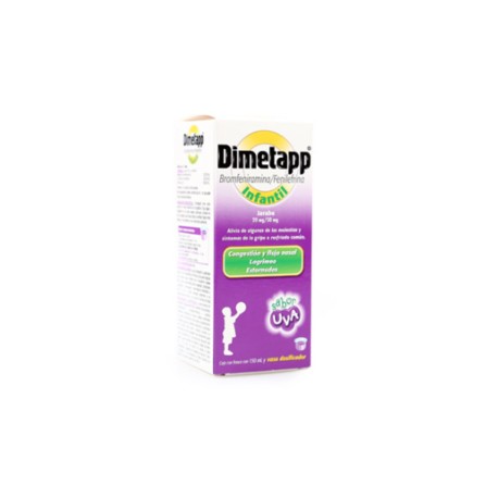 Pfizer Dimetapp jarabe infantil sabor uva 150M - KOZ-Despensaenlinea