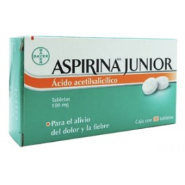 Bayer Aspirina junior 60T - KOZ-Despensaenlinea