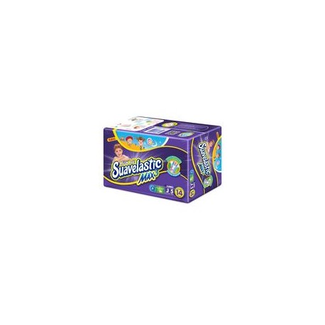 Kimberly Clark Caja de pañales Suavelastic Max Jumbo 14P/6B-Despensaenlinea