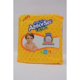 Kimberly Clark Caja Pañal Absorsec Chico 14P/8P-Despensaenlinea