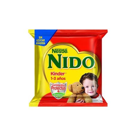 Nestlé Caja Leche en Polvo Nido Kinder Bolsa 144G/12P-Despensaenlinea