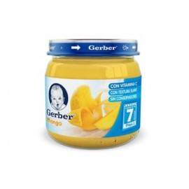 Nestlé Caja Papilla Gerber 2da Etapa Mango 113G/24P-Despensaenlinea