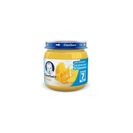 Nestlé Caja Papilla Gerber 2da Etapa Mango 113G/24P-Despensaenlinea