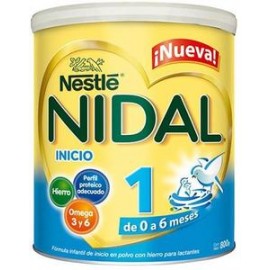 Nestlé Media Caja Formula Lactea Nidal Formula 800G/6P-Despensaenlinea