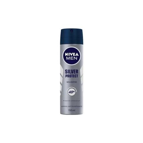 Beierdorf Caja desodorante en aerosol hombre Nivea Silver Protec 12P/150M-Despensaenlinea