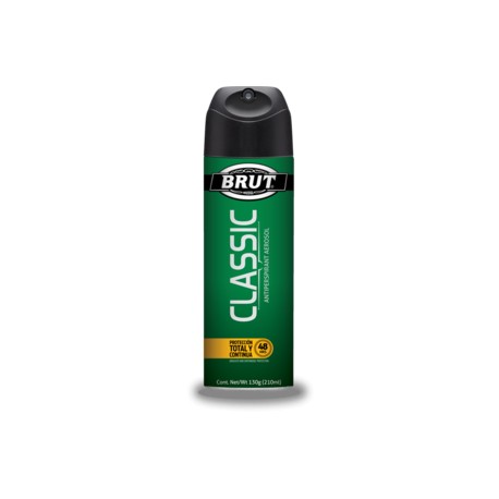 Brut Caja desodorante antitranspirante en aerosol Brut Classic 210M/12P-Despensaenlinea