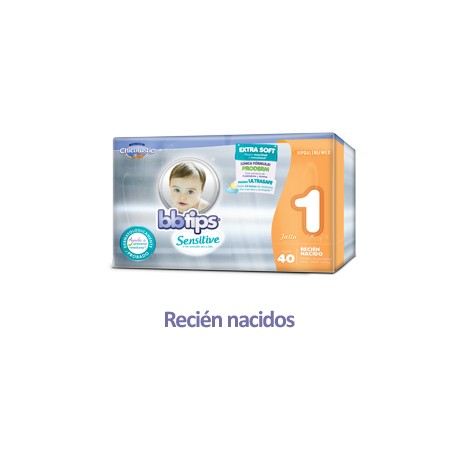 PI Mabe Media Caja pañales Chicolastic Bebe Tips recién nacido 2C/40P-Despensaenlinea