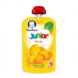 Nestlé Caja Gerber Junior de mango 110G/12P-Despensaenlinea