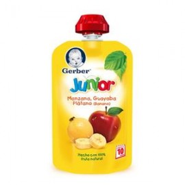 Nestlé Caja Gerber Jr. manzana guayaba 120G/12P-Despensaenlinea