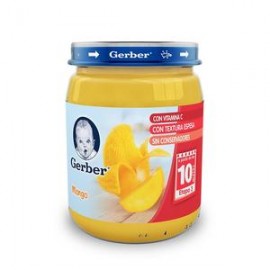 Nestlé Caja papilla Gerber 3 etapa mango 170G/12P-Despensaenlinea