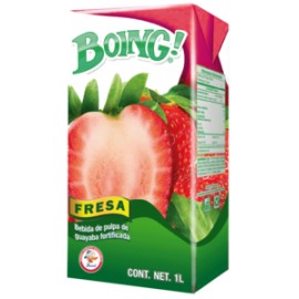 Pascual Caja bebida Boing fresa 1L/12P-Despensaenlinea