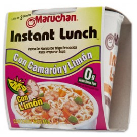 Maruchan Caja sopa Maruchan sabor camarón y limón 12P/64G-Despensaenlinea