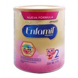 Mead Johnson Media Caja fórmula láctea label Enfamil Premium2 250G/6P-Despensaenlinea